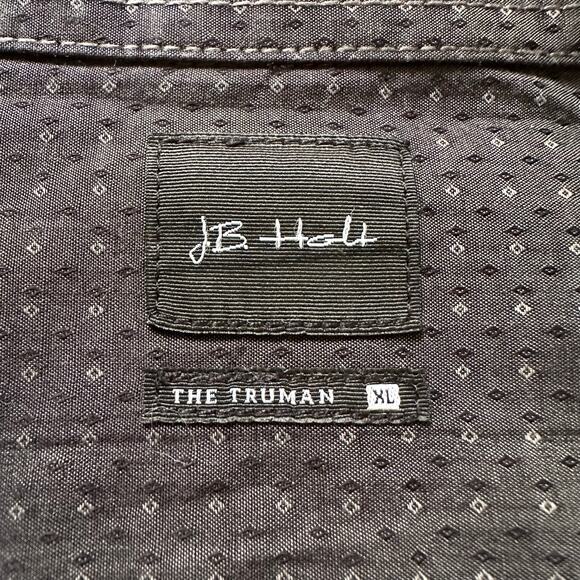 JB Holt the Truman gray button down shirt size XL Mens - Picture 5 of 9